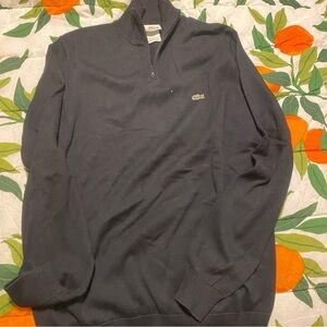 Lacoste 3/4 zip sweater